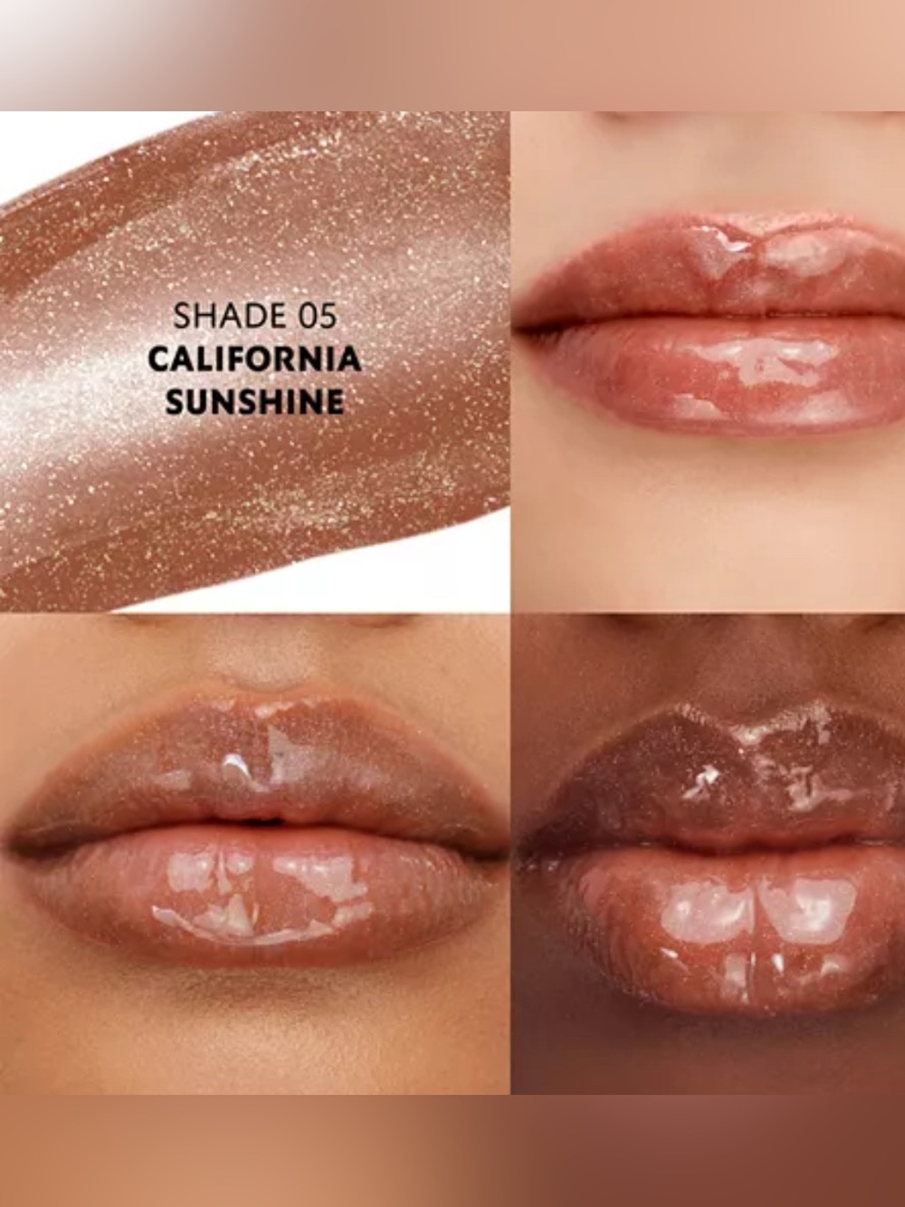Yves Saint Laurent Loveshine Plumping Lip Oil Gloss with Hyaluronic - CALI SUNS - Picture 4 of 4